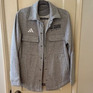 Like New! Adidas Gray LA Kings Shacket
